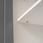 Armário Aéreo 2 Portas 135cm Com Porta De Vidro Arizona Cabec