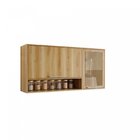 Armário Aéreo 2 Portas 1 Nicho Reflecta Viena Sallêto Móveis