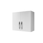 Armário Aéreo 2 Portas 1 Prateleira Delta Arte Móveis Branco