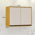 Armário Aéreo 2 Portas 1 Prateleira Eduarda Chf Móveis