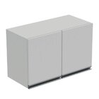 Armário Aéreo 2 Portas 1 Prateleira Mdp Brv Móveis Branco