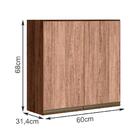 Armario Aereo 2 Portas 60cm Em Mdf Kali Premium 12205x6 Nicio