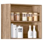 Armario Aereo 2 Portas 60cm Em Mdf Kali Premium 12205x6 Nicio