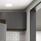 Armário Aéreo 2 Portas 70cm Valencia Indekes Castani/cinza