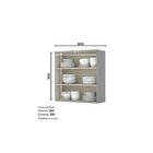 Armário Aéreo 2 Portas 800mm Espresso Móveis