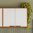 Armario Aereo 2 Portas 80 Cm 12638 Raven Pln