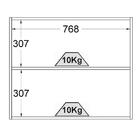 Armario Aereo 2 Portas 80 Cm Cd681 Dtall