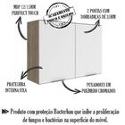 Armario Aereo 2 Portas 80cm 17025 Ferrara Pln