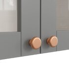 Armário Aéreo 2 Portas 80cm Com Porta De Vidro Arizona Cabeca