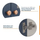 Armário Aéreo 2 Portas 80cm Com Porta De Vidro Arizona Cabeca