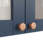 Armário Aéreo 2 Portas 80cm Com Porta De Vidro Arizona Cabeca