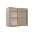 Armário Aéreo 2 Portas 80cm Com Porta De Vidro Arizona Cabeca