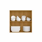 Armário Aéreo 2 Portas 80cm Criare Freijo/ripado