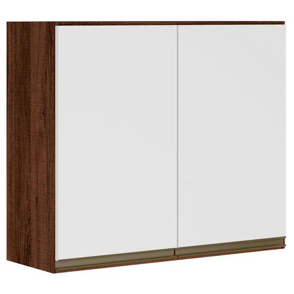 Armario Aereo 2 Portas 80cm Em Mdf Kali Premium 12211x6 Nicio