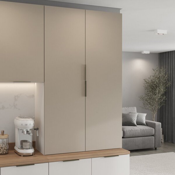 Armário Aéreo 2 Portas 80x135cm Puxador 150cm Ipanema Cabecas