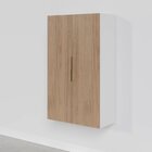 Armário Aéreo 2 Portas 80x135cm Puxador 150mm Ipanema Cabecas