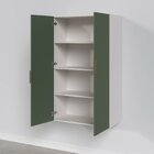 Armário Aéreo 2 Portas 80x135cm Puxador 150mm Ipanema Cabecas