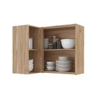 Armário Aéreo 2 Portas 90cm Maldivas  Carvalho Oak