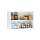 Armário Aéreo 2 Portas Ajl 80cm Castanho Avelã