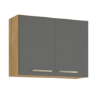 Armário Aéreo 2 Portas Atlanta Freijó Gris