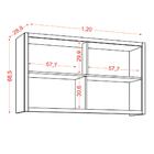 Armario Aereo 2 Portas Basculante Armoveis