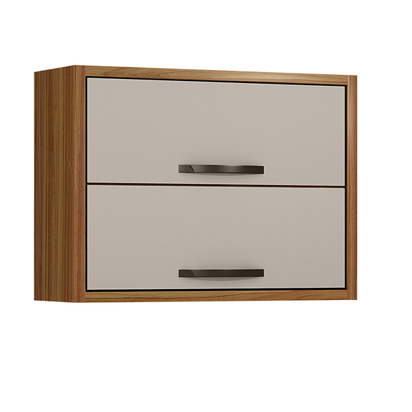 Armario Aereo 2 Portas Basculante Leticia Chf Moveis Carvalho