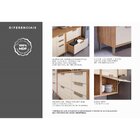 Armário Aéreo 2 Portas Basculante Vidro 120cm Eliana Yescasa