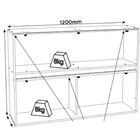 Armário Aéreo 2 Portas Basculantes 1.20cm Requinte Henn