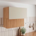 Armário Aéreo 2 Portas Basculantes 80cm Aroeira Cabecasa Made