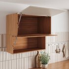 Armário Aéreo 2 Portas Basculantes 80cm Aroeira Cabecasa Made