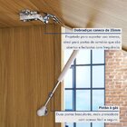 Armário Aéreo 2 Portas Basculantes Imperatriz 100% Mdf Freijó