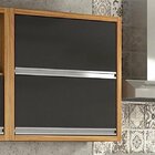 Armario Aereo 2 Portas Basculantes Jade Carvalho/grafite