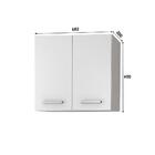 Armario Aereo 2 Portas Branco Angola