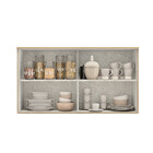 Armário Aéreo 2 Portas Com Vidro 120cm Royal Thb