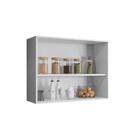 Armario Aereo 2 Portas Cozinha Viena Salleto Branco