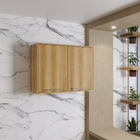 Armario Aereo 2 Portas Cozinha Viena Salleto Carvalho