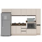 Armário Aéreo 2 Portas Creme Koya Creme