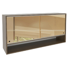 Armário Aéreo 2 Portas de Correr de Vidro e 1 Nicho Madesa Gl