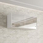 Armário Aéreo 2 Portas De Correr De Vidro Reflecta Bella Sall