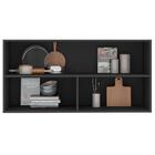 Armario Aereo 2 Portas De Vidro 120cm 12545 Etna Pln