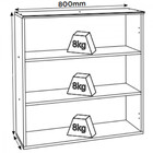 Armário Aéreo 2 Portas De Vidro 80cm Requinte Henn