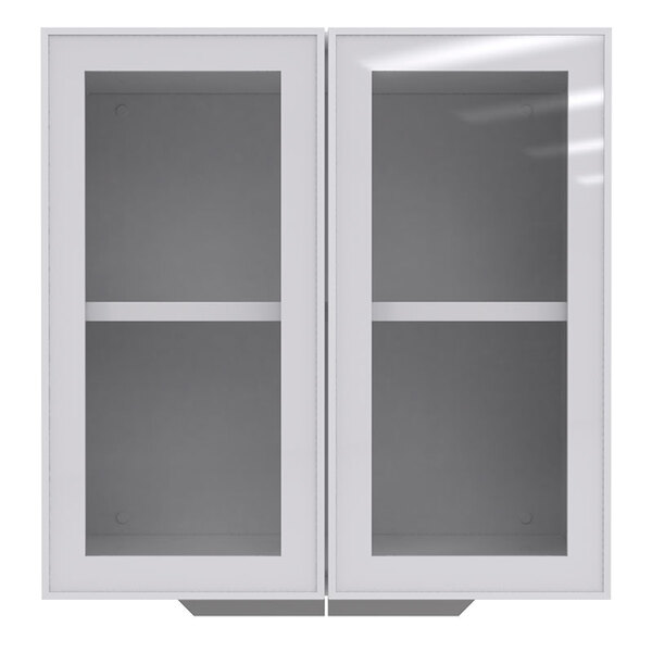 Armário Aéreo 2 Portas De Vidro Roma -colormaq - Branco