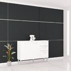 Armário Aéreo 2 Portas E Balcão Com Tampo Branco - Fdecor