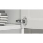 Armário Aéreo 2 Portas E Nicho Com Vidro 70cm Moderna Itatiai