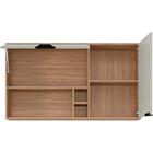 Armario Aereo 2 Portas E Nichos 120cm 94221 Demobile