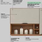 Armario Aereo 2 Portas E Nichos 120cm 94221 Demobile