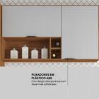 Armario Aereo 2 Portas E Nichos 120cm 94221 Demobile