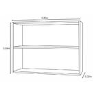 Armário Aéreo 2 Portas Factual Amendoa - Fdecor