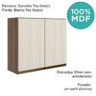 Armario Aereo 2 Portas Mdf 80 Cm Kali 12211 Bianco Toq Bianco