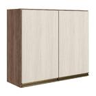 Armario Aereo 2 Portas Mdf 80 Cm Kali 12211 Bianco Toq Bianco